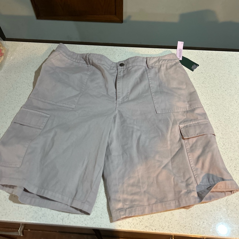 Wild Fable Men's Light Gray Cargo Shorts